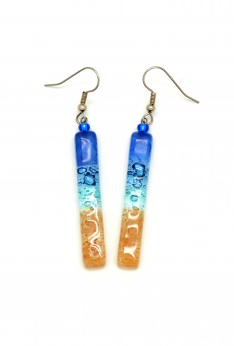 Glass Long Stick Earrings Glass Long Stick Earrings